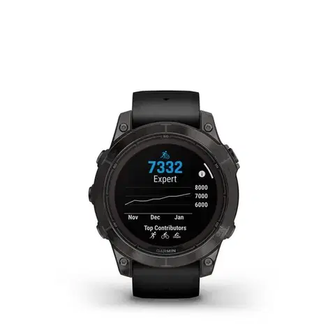 Garmin Fēnix 7 Pro Sapphire Solar Edition Carbon Gray DLC Titanium / Black Band - 010-02777-11