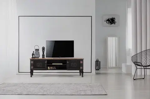 TV stěna / Sestava pod TV Ada TV - Black