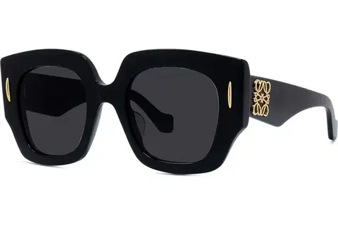 Loewe Anagram Black Geometric Sunglasses - ONE SIZE (50)
