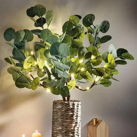 LED dekorace Eukalyptus