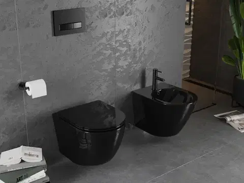 MEXEN Lena bidet závěsné, černá 35224870