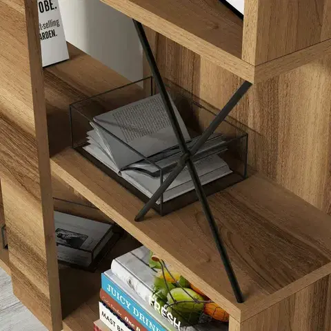 Knihovna Extra Walnut