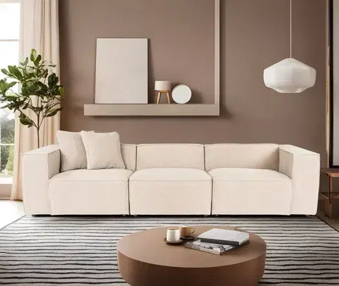 Trojmístná pohovka Lora 3 Seater - Peach