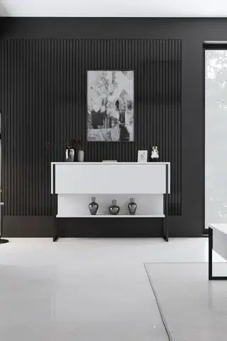 Komoda Luxe - Black, White