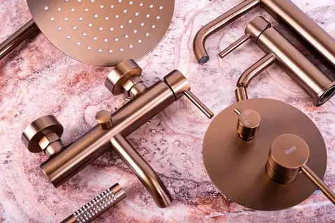 REA Sprchový set s termostatem LUNGO Copper Brush REA-P8807