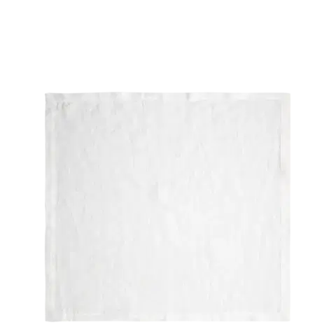 Bílé lněné ubrusy 50 x 50 cm 2 ks — Gaya Ambiente - 596430
