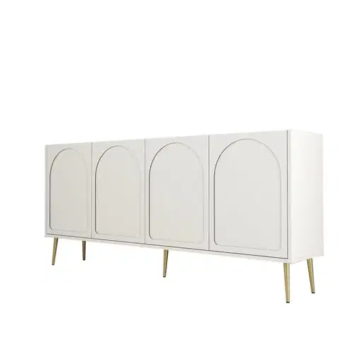Konzolový stolek Lyon 80 - Cream, Gold
