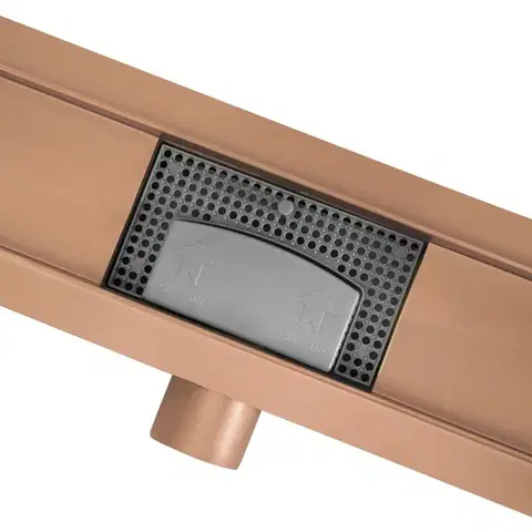 REA Odtokový žlab Neox brush copper 60 REA-G4897
