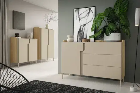 Meblar TV stolek POSITANO P10 | dub Mavelie / macadamia