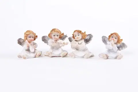 PROHOME - Anděl muzikant sada 4ks 4cm