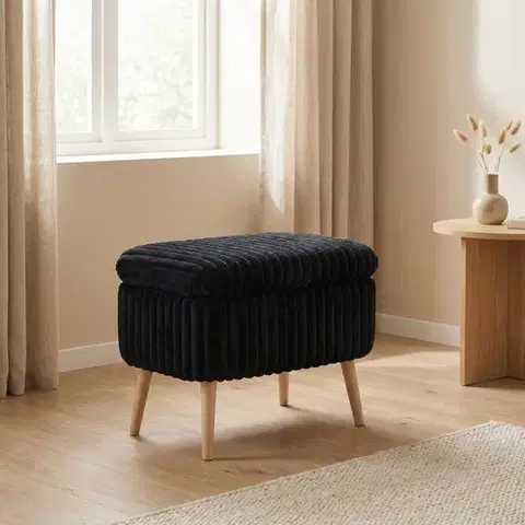 Lavice s úložným prostorem MINI OSLO  LINEN TOSCANO