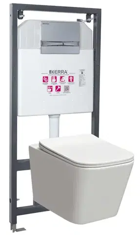 KERRA Instalační set WC TINOS/Adriatic CHR 5907548116307