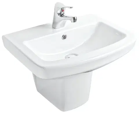 OLSEN SPA Nástěnné umyvadlo NERO 54,5 OLKGNE12LVB01