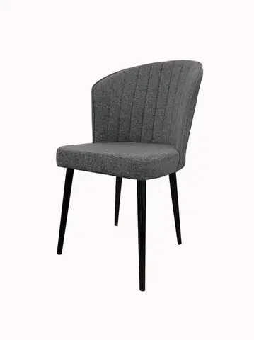 Sada židlí (4 kusy) Rubi - Grey, Black