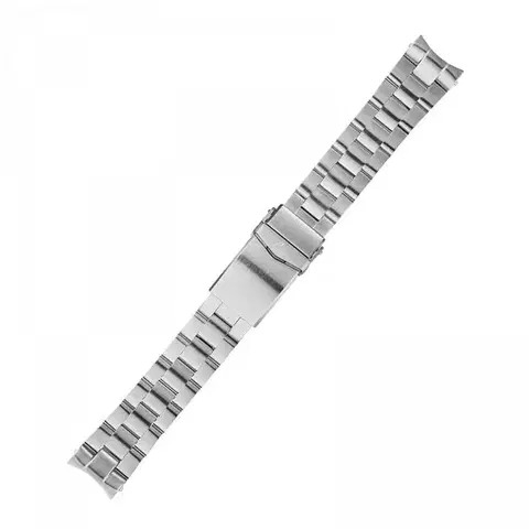 Ocelový náramek Laco Basic - 18 mm - L – Standardní délka - 16 mm - Stříbrná