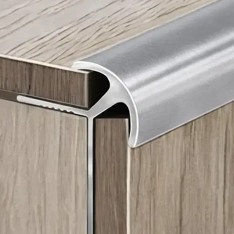 Egibi, Profil vnější pro SPC panel na zeď silver 2,6 m, 2600 mm, šedá
