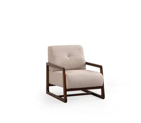 Křeslo ušák Athena Bergere - Beige