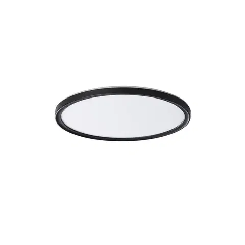 SAPHO AZPO stropní LED svítidlo, ø 225, 11,8W, 3000/4000/6000K, IP54, černá mat 31513