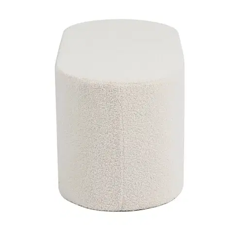 Taburet SOFT Capsule, bílá