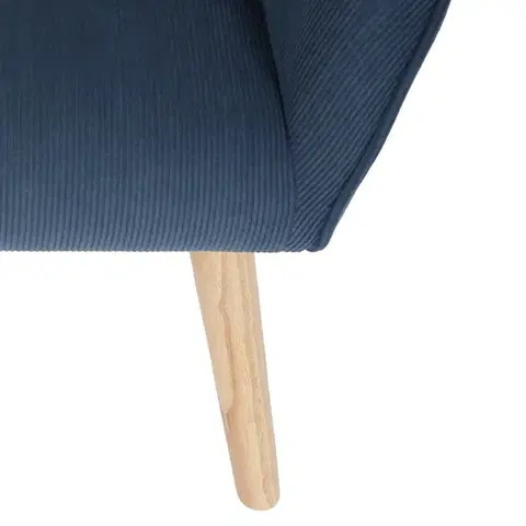 Křeslo ušák BLUE2, modrá