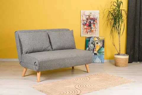 Dvoumístná rozkládací pohovka Folde 2-Seater - Light Grey