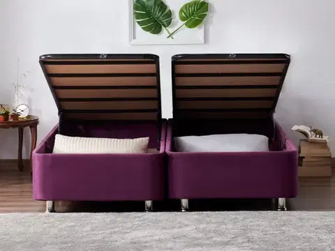 Rám dvoulůžkové postele Purple Double - 140x190