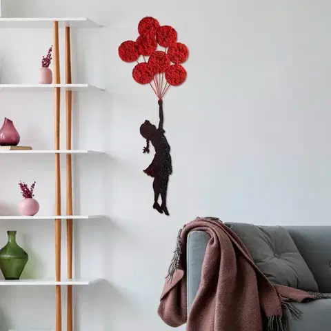 Dekorativní kovový doplněk na zeď Banksy - 11-1