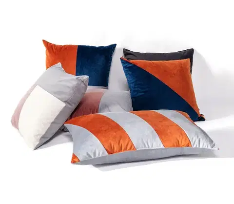 Obdélníkový polštář grey copper
