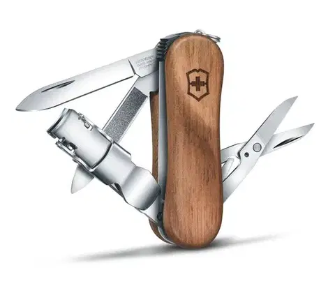 Nůž Victorinox Nail Clip Wood 580 0.6461.63