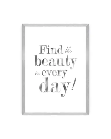 Obraz Beauty Silver