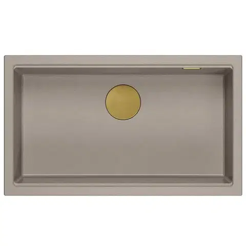 Quadron Granitový dřez Logan 110 Beige Měď HQD7644U4_PVDC1_U