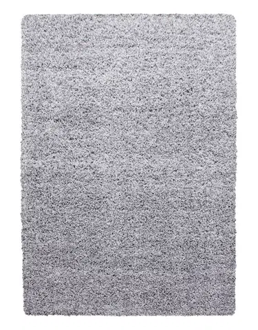Ayyildiz, Kusový koberec Life Shaggy 1500 light grey, 60x110, šedá, ložnice