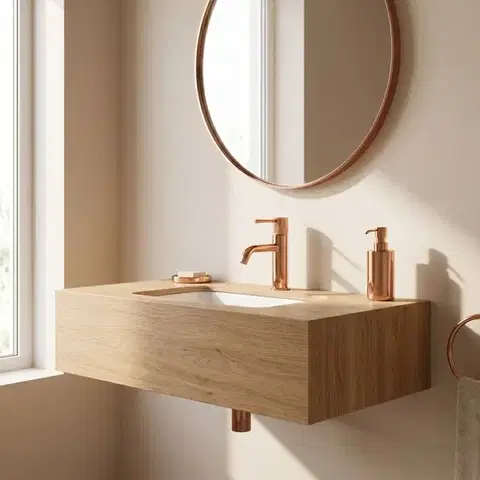 REA Umyvadlová baterie Venti Copper Low REA-B9787