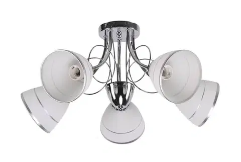 Stropní lampa Elotte 5X40W E27 bílá