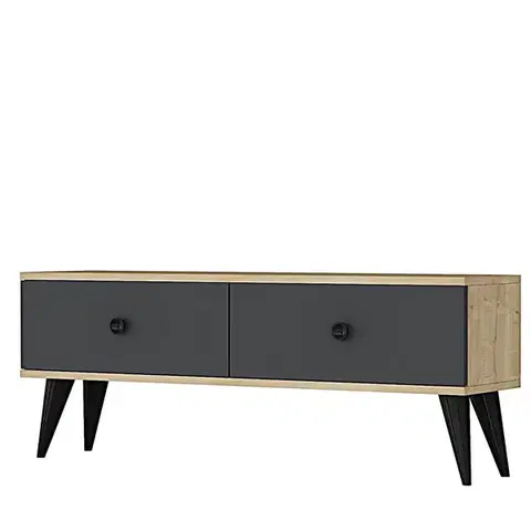 TV stolek Mona 120 - Sapphire Oak, Anthracite