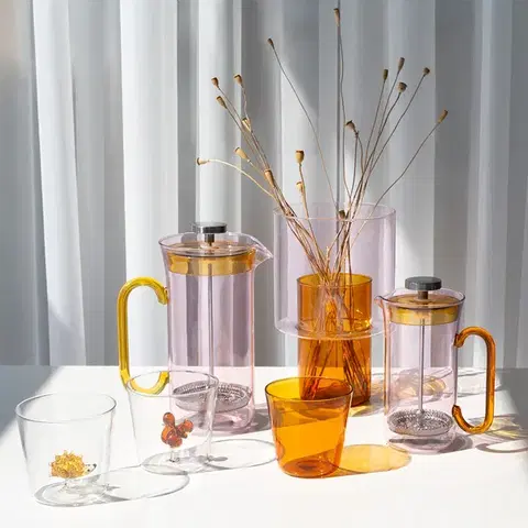 Velký růžový French Press — Ichendorf - 983148