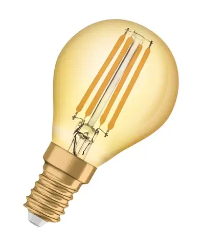 LEDVANCE OSRAM Vintage 1906 LED CL P FIL GOLD 35 non-dim 4W/825 E14
