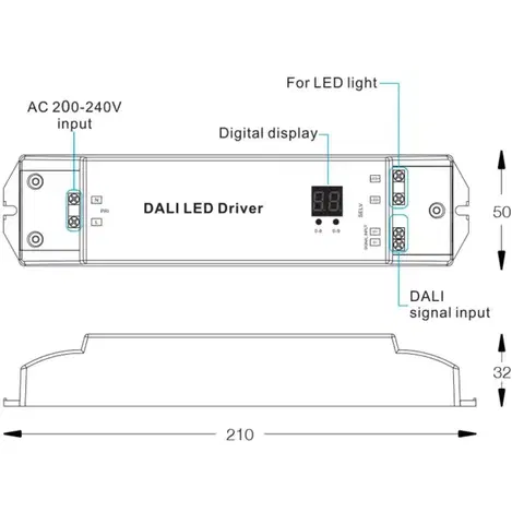 SLC Driver 24V 50W DALI IP20