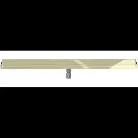 MEXEN Flat Wall žlab ke stěně 2v1 120 cm zlatý 1530120