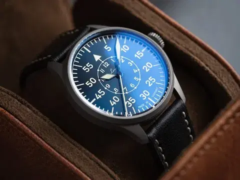 Laco Flieger Karlsruhe Pro Blau 43 Handwinding