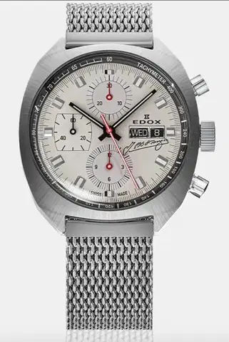 EDOX Sportsman Chronograph Automatic Fangio Limited Edition 01132-3G-BEAN