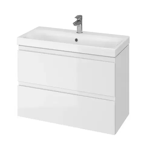 CERSANIT SET 979 MODUO SLIM 80 BÍLÁ DSM (SKŘÍŇKA + UMYVADLO) S801-225-DSM