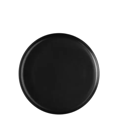 Dezertní talíř Coupe černý 20 cm – Flow - 491073