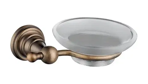 SAPHO DIAMOND mýdlenka, mléčné sklo, bronz 1318-02