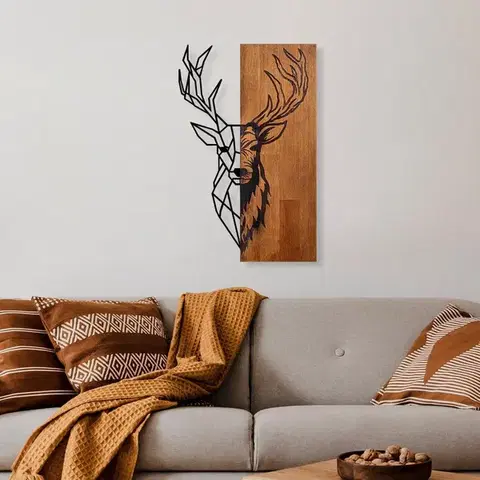 Dekorativní dřevěný doplněk na zeď Red Deer 1