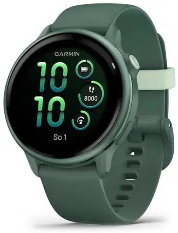 Garmin vívoactive® 6 Metallic Jasper Green / řemínek Jasper Green 010-02985-02