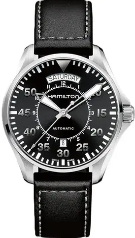 Hamilton Khaki Aviation Pilot Day Date Auto H64615735