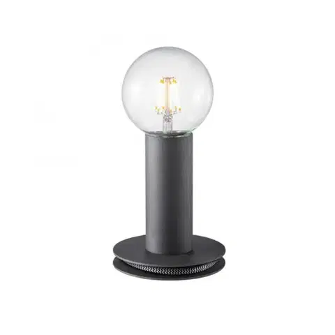 LEUCHTEN DIREKT is JUST LIGHT Stolní lampa v černé barvě v industriálním stylu pro E27 žárovku LD 14770-18