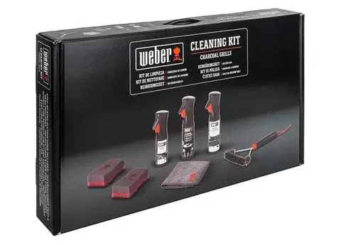 Čistící sada 6 produktů Weber ke grilům na dřevěné uhlí