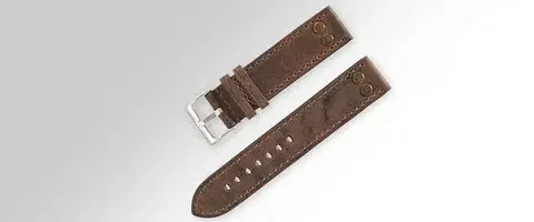 Řemínek Laco Erbstück - stříbrná spona (20mm - XL) - Bazar - 20 mm - XL - Prodloužená délka